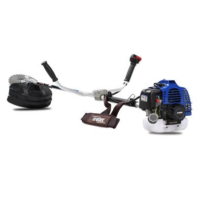 China CG520 High Quality Gasoline 2-Stroke Manual Hand Push Brush Cutter / Grass Trimmer for sale