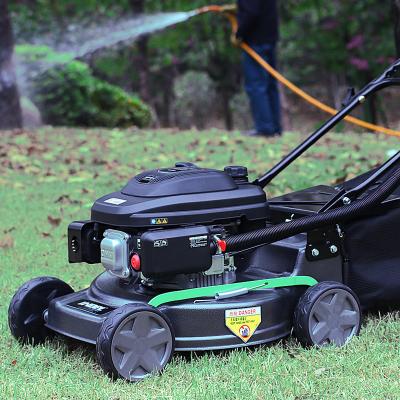 China 4-Stroke Landscape Garden Tools Robotic Lawn Mower 196cc Grass Cutting Machine With Spare Parts for sale