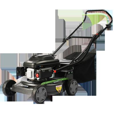 China 4-Stroke Hand Propelled Lawn Mower Household Gasoline Self Propelled Lawn Machine for sale