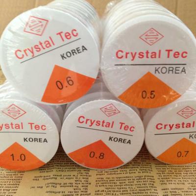 China Fashionable Transparent Clear Clear Beading Line DIY Crystal Beading Stretch Cord Elastic Thread Jewelry Making for sale