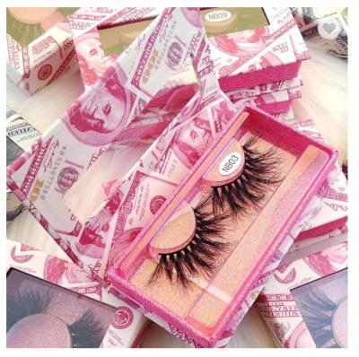 China Wholesaler Custom Private Label 25mm Mink Lashes 3d Siberian Eyelash Box Free Sample Natural 3D Mink Eyelash for sale