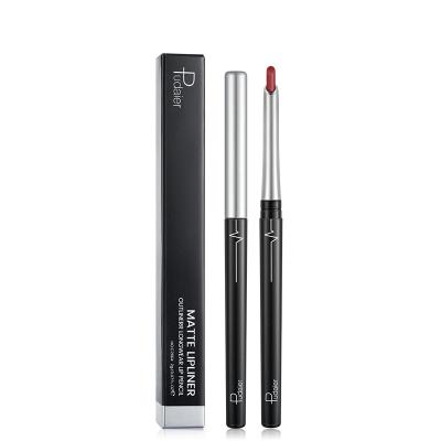 China Nudevegan High Quality Waterproof Smudge Make Private Label Matte Pigmented Bulk Lip Liner Vendor Delineador De L Resistant Brown Lip Pencil for sale