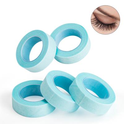 China Feather 9M Nonwoven Fabric Eyelash Tape With Breathable Holes Eye Pads Foam Tape Eyelash Extension Eyelash Foam Wholesale Tape for sale