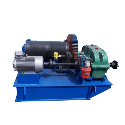 China CRANES 650m Electric Wire Rope Wedge Winch For Lifting Ton Boat 1000 for sale