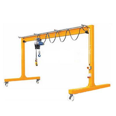 China Gantry Crane Warehouse Portable Hoist Mobile Gantry Frame Gantri Crane 1 Ton for sale