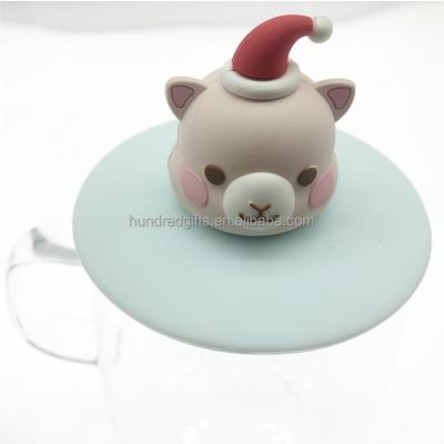 China Customized Viable 3D Silicone Lid Silicone Cup Lid Cover for sale