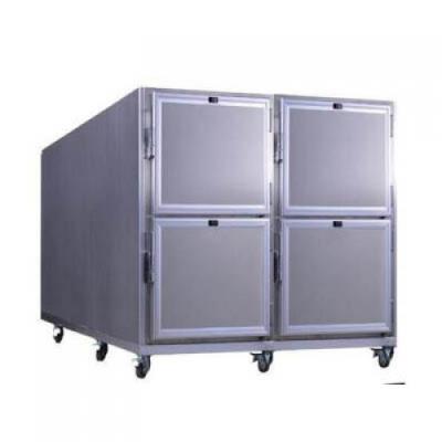 China Medical Equipments HK-4 4 Body Cryogenic Storage Mortuary Mortuary Corpse Refrigerator Freezer for sale