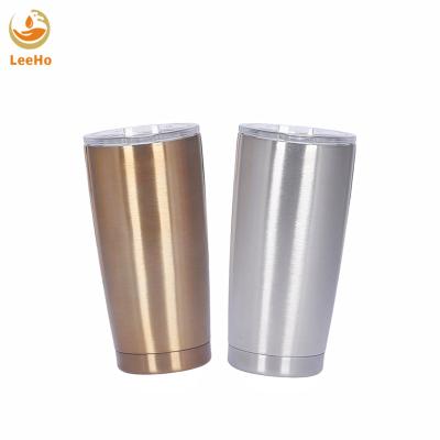 China Viable Colorful Double Walled Insulated Spray Gun Stainless Steel Coffee Travel Tumbler Cups In Bulk 20oz for sale