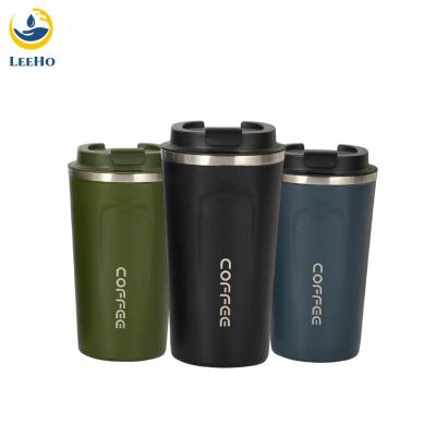 China Best Viable Selling Eco-friendly Portable Stainless Steel Vacuum Insulated Powder Coated Leakproof Coffee Mug For OEM ODM for sale