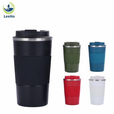 China Free Sample Viable Portable Leak Proof Reusable Vacuum Insulted Bulk OEM ODM 12oz 17oz Travel Stainless Steel Coffee Mug Custom Made for sale