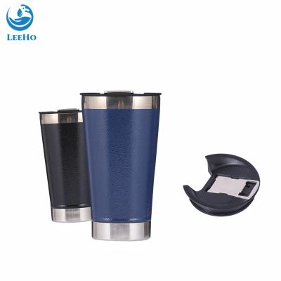 China 20oz Wine Label Double Layer Stainless Steel Vacuum Sustainable Glass Custom Beer Mug for sale