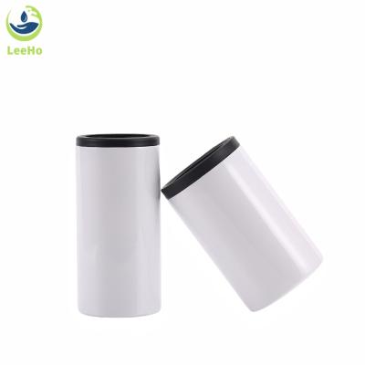 China Sustainable Insulated 12oz Stainless Steel Sublimation Water Mug 4 In 1 Slim Tank Cooler for sale