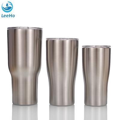 China Wholesale Viable 30oz Double Wall Silver 900ml Coffee Tumbler Sports Coffee Travel Mugs Stainless Steel Vacuum Insulated Tumbler for sale