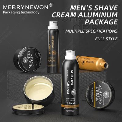 China Custom Recycable Matierials Mens Products Shaving Cream Metal Packaging Cream Boxes for sale