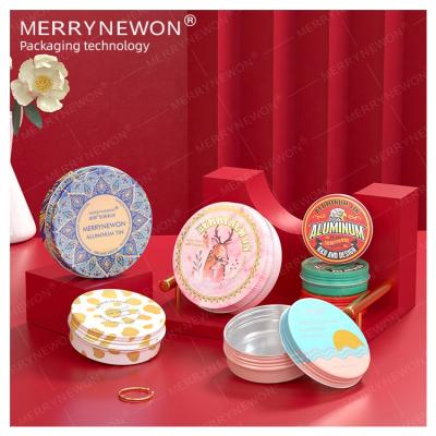 China Recycable Matierials Aluminum Tin Box Recycled Container 10g 20g 30g 50g 60g 80g 100g Metal Can For Cosmetic for sale