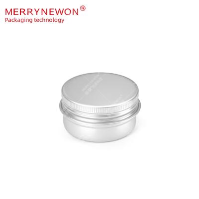 China Cosmetic Metal Aluminum Tins With Screw Lid Eco-friendly Packaging Portable Aluminum Tin Jar For Cosmetic Lip Balm Cream 5ml 5g for sale