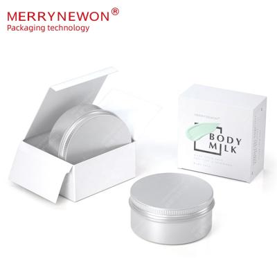 China Large 200g/ml LH9245 Cosmetic Aluminum Tin Can Oil Cans Tea Tin Packaging Candy Jar With Lid for sale