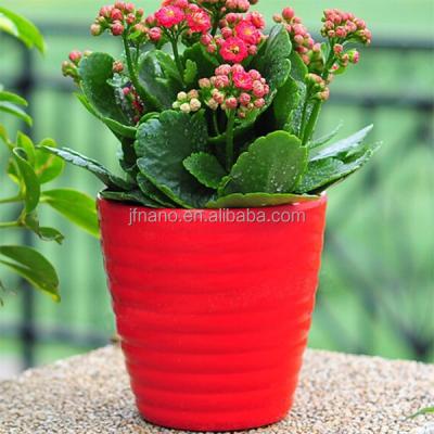 China CLASSIC Flower Pots for Living Room Lightweight Colorful Plastic Round Plastic Planters for Home, Garden Used with Flower/Green Plant for sale