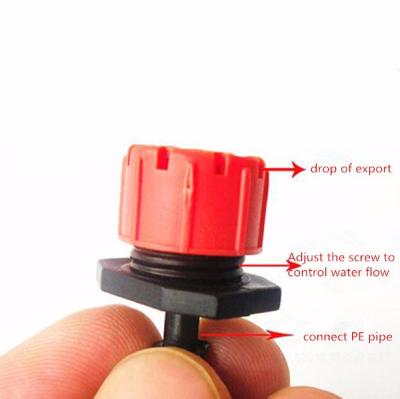 China Home gardening adjustable head/drop head drip irrigation/micro nozzle/to cooperate with 4/7 capillary to make using PE pipe punch for sale