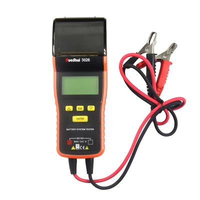 China Car Battery Test 3026 12V Car Battery Monitor With Printer for sale