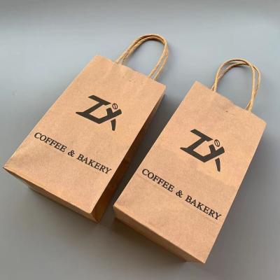 China Wholesale custom logo color printing environmental protection paper bags biodegradable kraft paper shopping bags for sale