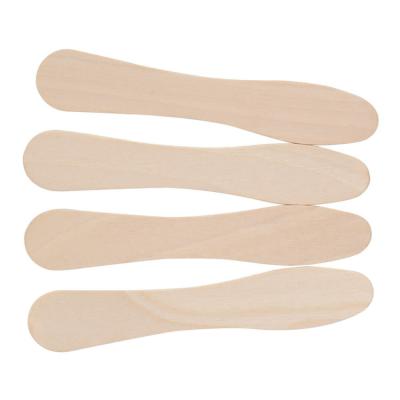 China Sustainable Grade A 50PCS Per Pack 9CM Biodegradable Wooden Stick Ice Cream for sale