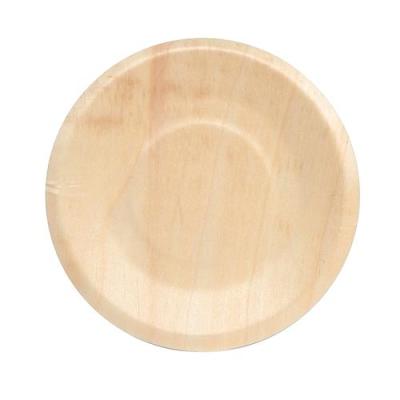 China Disposable Eco-friendly Wholesale Wooden Compostable Disposable Dish for sale