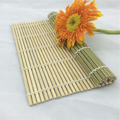 China Sustainable 7inch 10inch Bamboo Material Sushi Rolling Mats For Restaurants Kitchen for sale