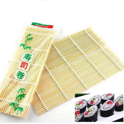 China Bamboo Eco-Friendly Natural Viable Mat Sushi Rolling Tool for Chef Restaurants for sale