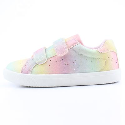 China VSITA Round GLITTER Rainbow Lowtop Trainer New Arrivals Children Sneaker Sports Casual Shoes for sale