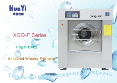 China Fully Auto Industrial Hotel Laundry Equipment Washer Extractor 50kg - 150kg for sale