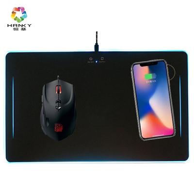 China Hot Selling Gaming Custom Radio Gaming Mouse Pad RGB Glowing Gaming Mousepads for sale