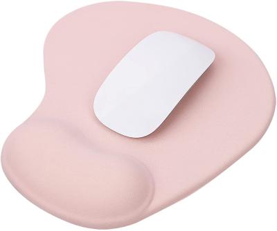 China With Wrist Rest Ergonomic Sublimation Desktop Gaming Silicone Gel Silicone Wrist Rest Custom Mouse Pad Mat With Arm Support Desk Mat for sale