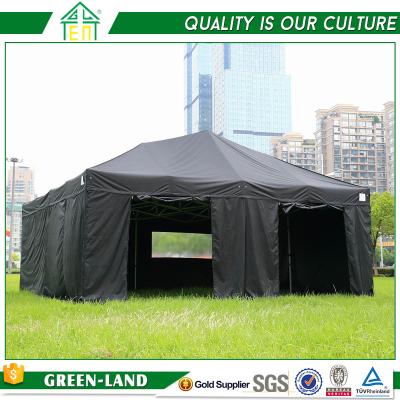 China Cheapest Dome Tent Gazebo Aluminum Or Steel Frame Parts Black Folding Tents for sale