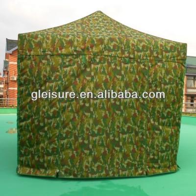 China Oxford Camouflage Aluminum Folding Camouflage Tent Gazebo for sale