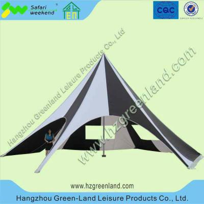 China Dia.10m*H.5m Single Aluminum Foil Maximum Star Gazebo, Star Shade Star Shape Tent for sale