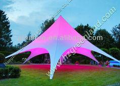 China Aluminum diameter 10m x H 5m star shape tent, star marquee, star shade for sale