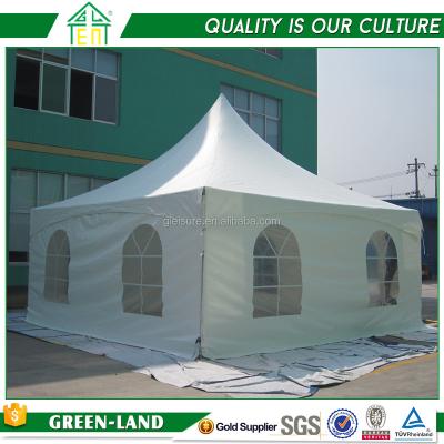 China Hot Selling 3X3 4X4 5X5 6X6M Pinnacle Tent Pagoda PVC Dome Gazebo Canopy Tents for sale