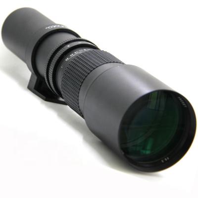 China Aluminum Alloy + Multi Coated Lens 500mm Long Range Professional Zoom Camera Lens For Dslr Digital Camera for sale