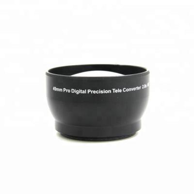 China Portable 49mm Pro Digital Precision Converter 2.0X AF Tele Camera Lens for sale