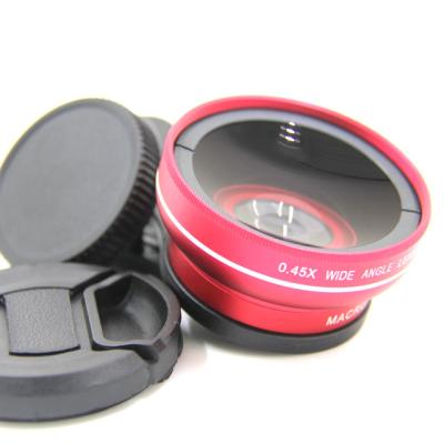 China Portable wide angle 0.45X lens with macro, for all smartphones for sale