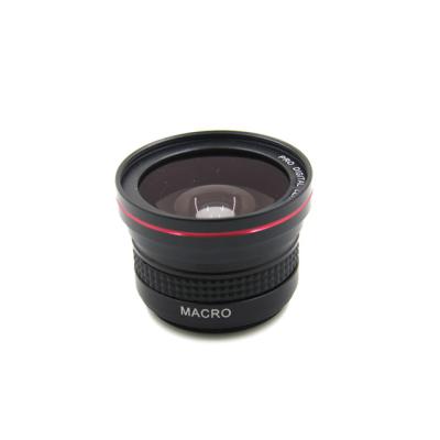 China Macro Lens 0.42X Mobile Phone Portable Fisheye Lens for sale