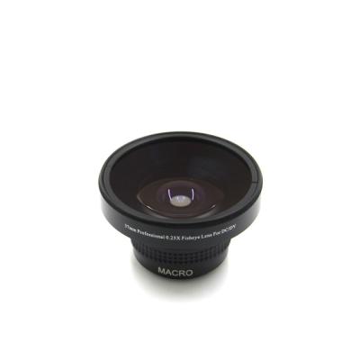 China Portable Professional 37mm 0.25X Fisheye Lens for DC/DV for sale