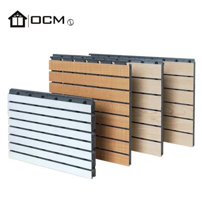 China Fireproof Soundproof Perforated Perforated Acoustic MgO Wall Panel for sale