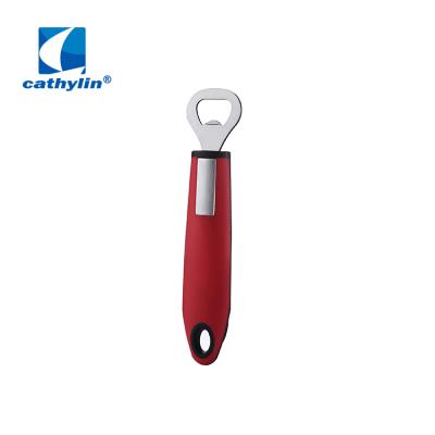 China Cathylin Sustainable Wholesale Customized Plastic Handle Metal Stainless Steel Beer Bottle Opener for sale