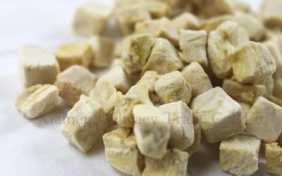 China Lyophilisiertes gesunde Frucht gefriertrocknetes Banane gewürfeltes hellgelbes zu verkaufen