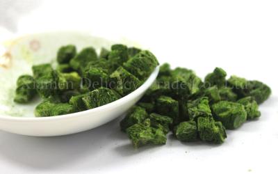 China Freeze Dried Spinach Diced Dehydrated Vegetables Emergency Food Storage for sale