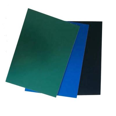 China Modern Design Low Gloss PVDF Black Aluminum Composite Panel 6mm for Customizable Size for sale