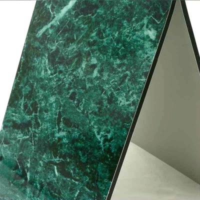 China ISO9001 Certified 4mm Stone Marble Finish Aluminium Composite Panel for Building Facades for sale