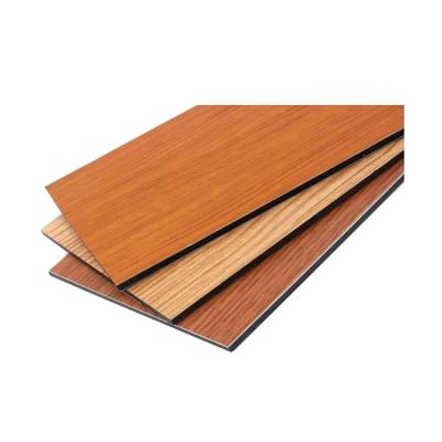 China Wooden Finish PE Coated Sandwich Panel ACM PVDF Aluminum Composite Panel with PE Coating for sale